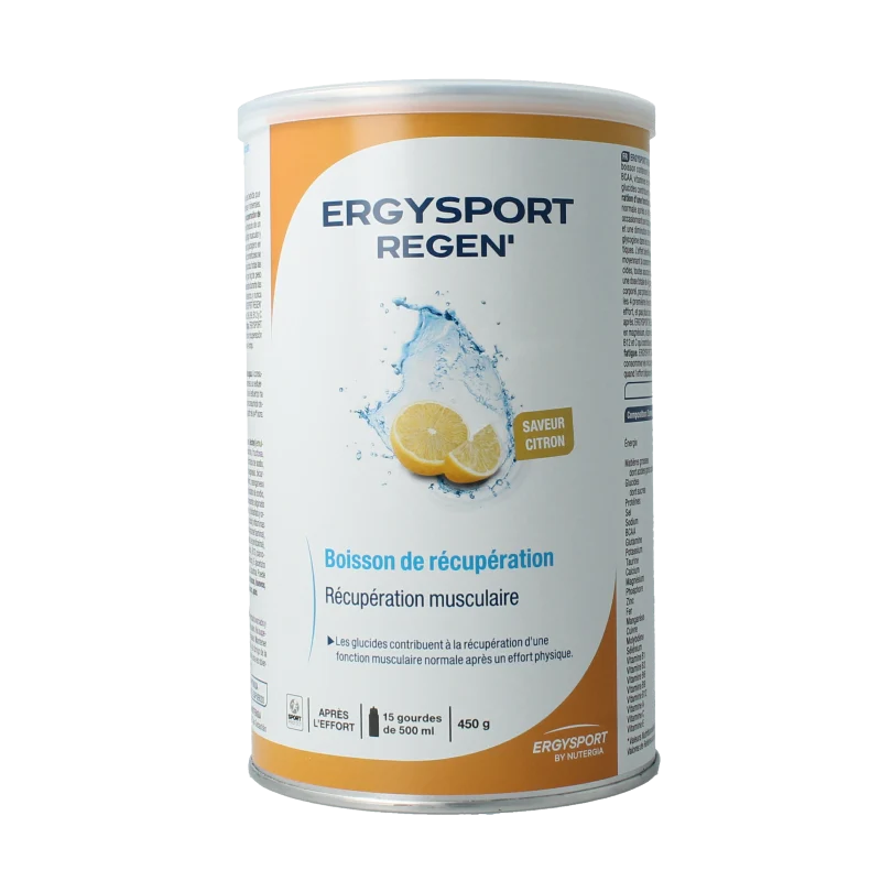 Nutergia Ergysport regen citroen 450 gram