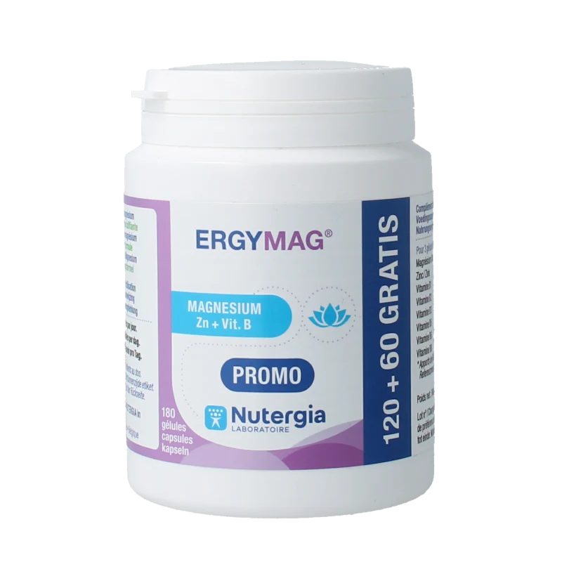 Nutergia Ergymag 120 + 60 promo 180 capsules