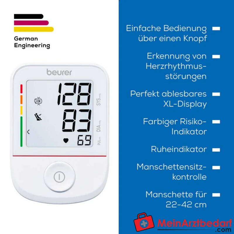 Beurer BM 38 Oberarm-Blutdruckmessgerät