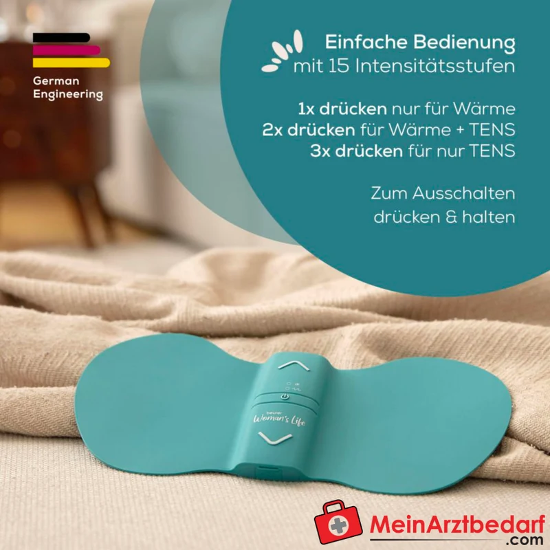 Beurer EM 55 Menstrual Relax+ TENS & Wärme-Pad