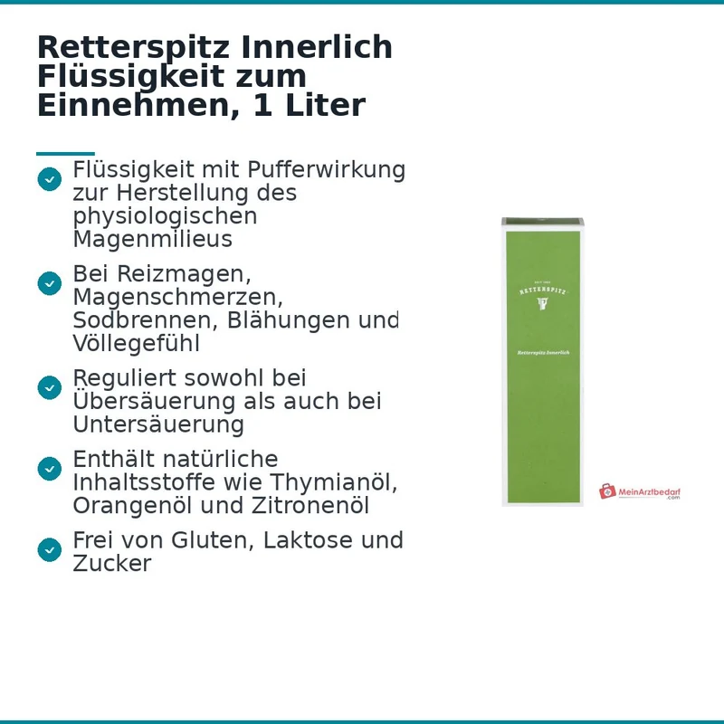 Retterspitz Innerlich Flüssigkeit zum Einnehmen, 1 Liter