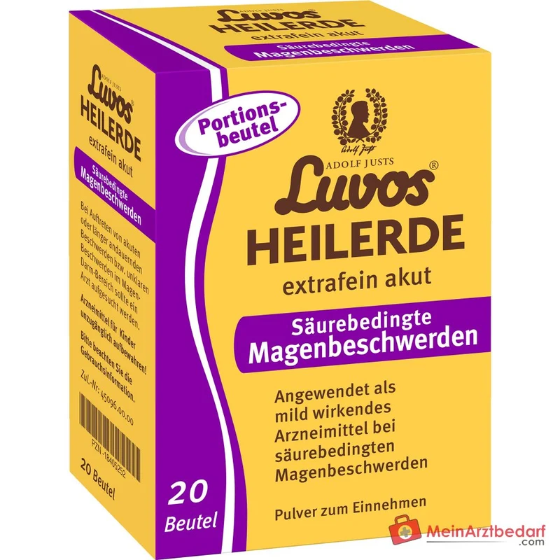 Luvos Heilerde extrafein akut Pulver, 20 Beutel à 6,5 g