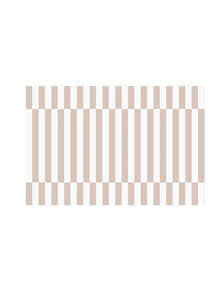 Abwaschbare Tischdecke mit kreisförmigem Retro-Print und PVC‑Beschichtung