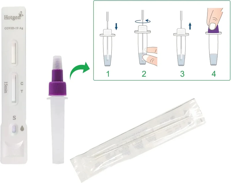 Hotgen® Covid-19 Corona Test für Laien (Selbsttest) - Einzeln verpackt
