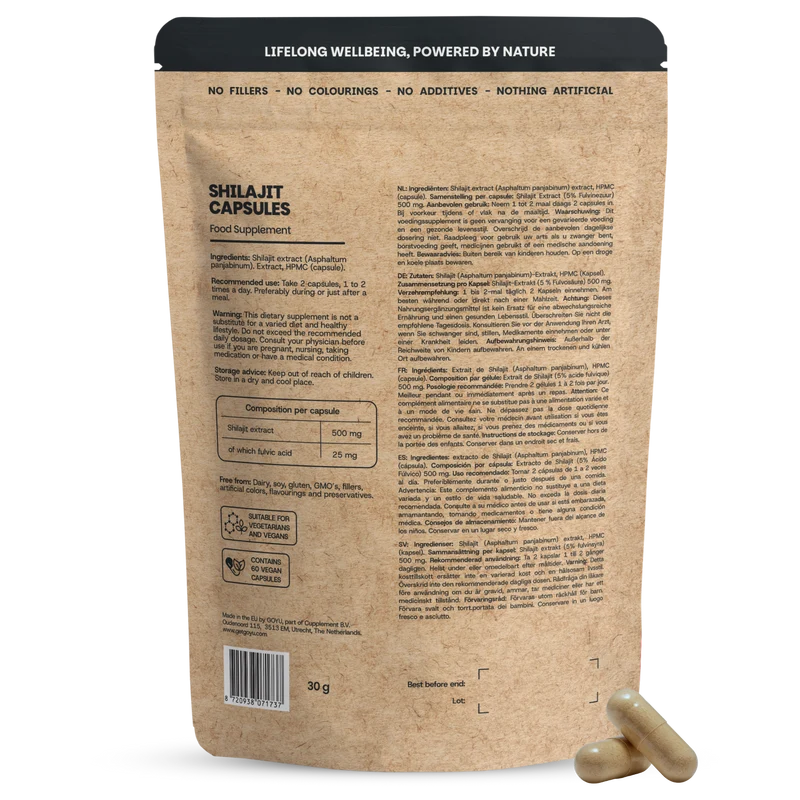 Goyu Shilajit extract 5% 60 capsules
