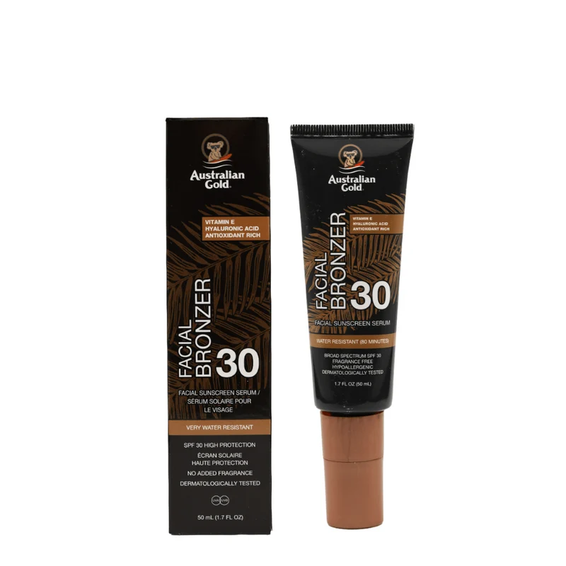 Australian Gold SPF 30 Daily Facial Serum Bronzer 50ml