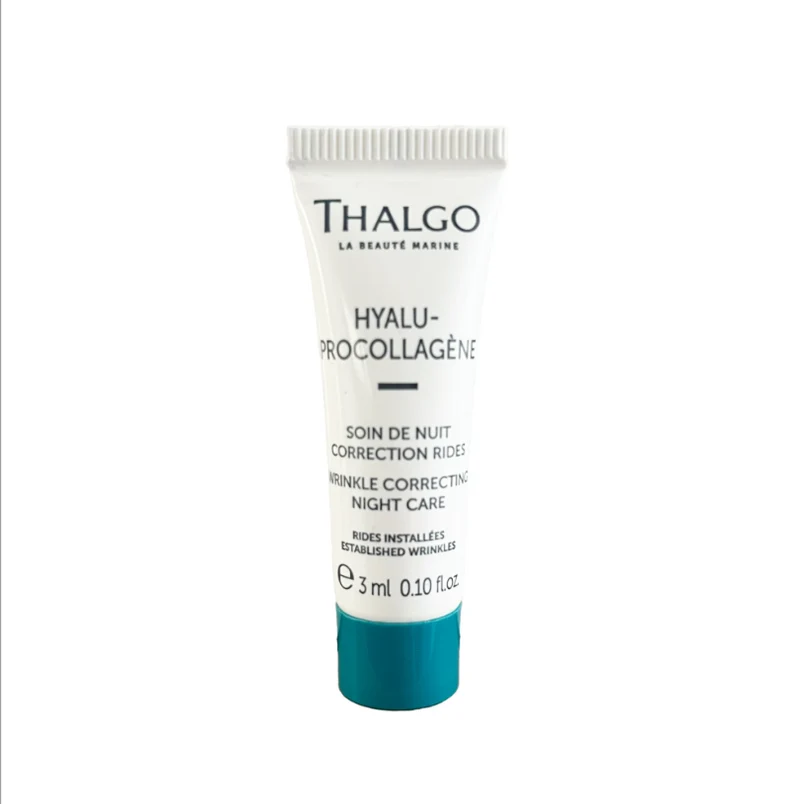 Thalgo HYALU-PROCOLLAGÈNE - Faltenkorrigierende Nachtcreme 3ml