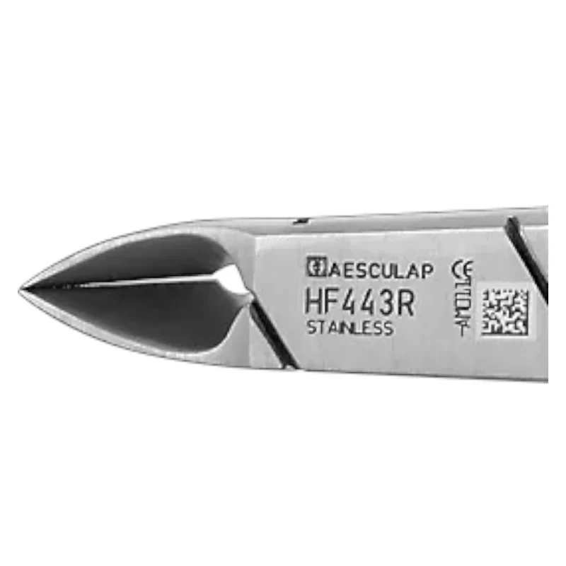AESCULAP Hautzwickzange HF443R, gewölbt Länge 10 cm