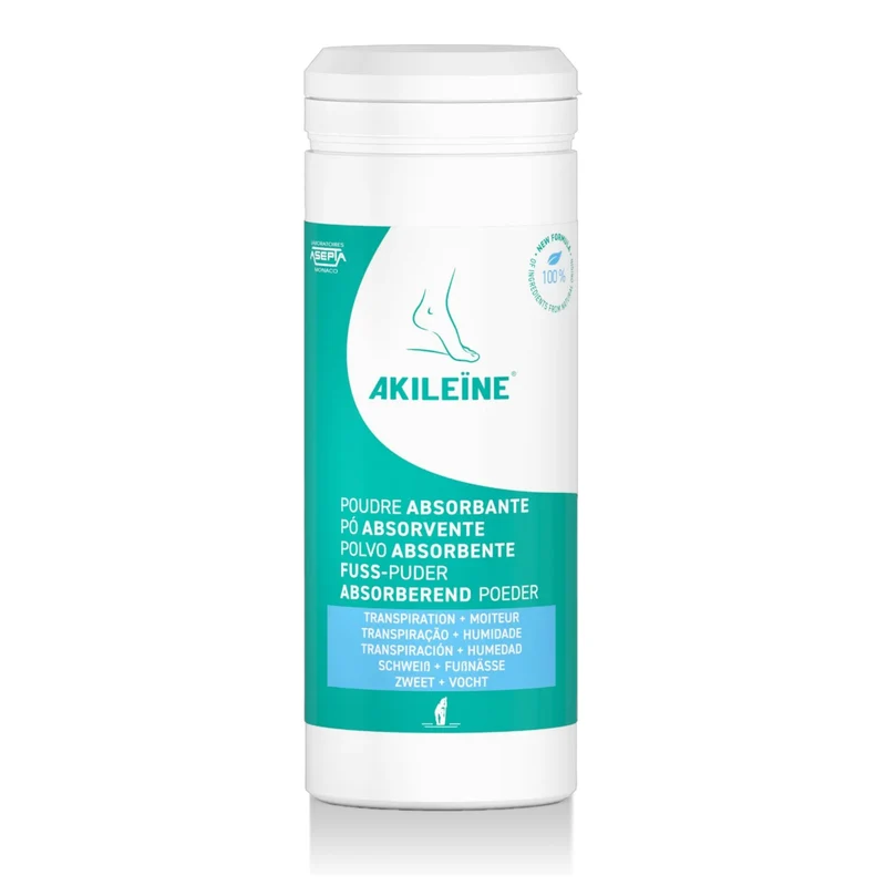 AKILEINE Anti-Transpirant Fußpuder 75 g