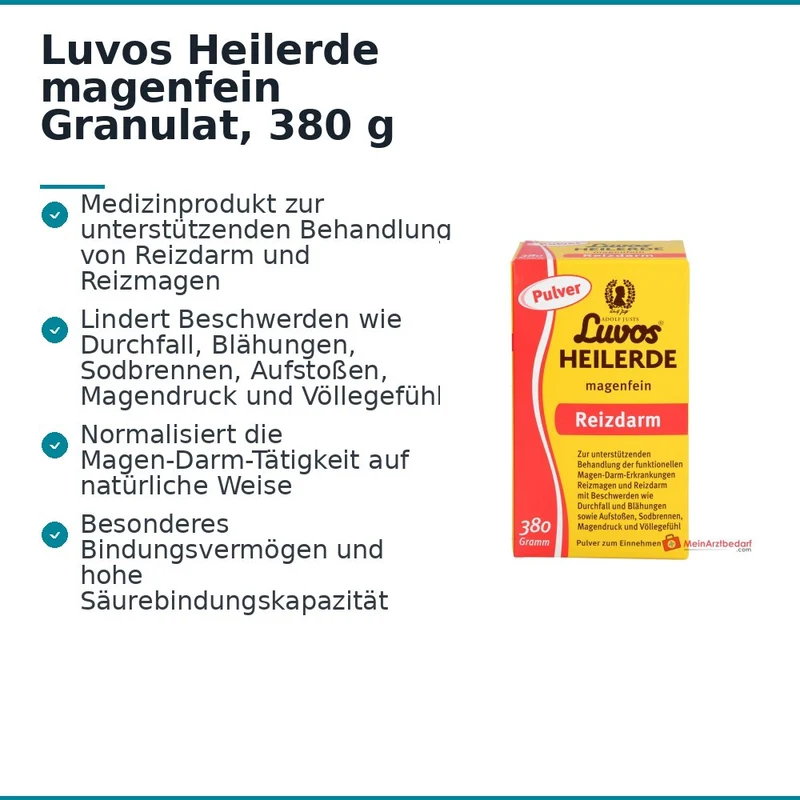 Luvos Heilerde magenfein Granulat, 380 g