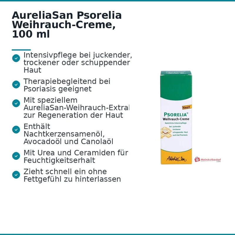 AureliaSan Psorelia Weihrauch-Creme, 100 ml