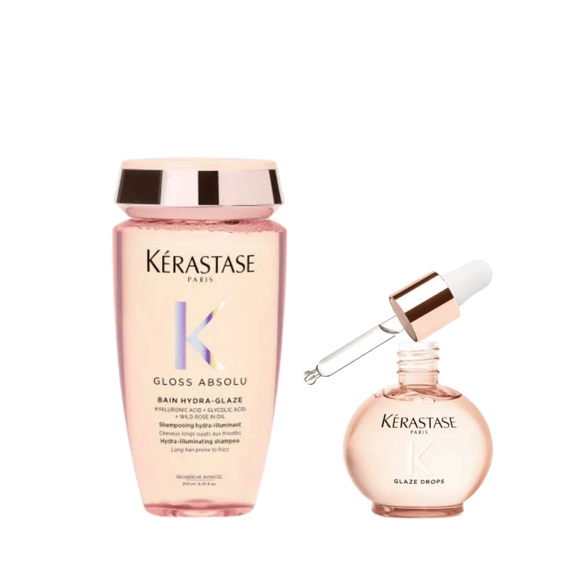 Kérastase Gloss Absolu Shampoo 250ml + Haaröl 45ml Set