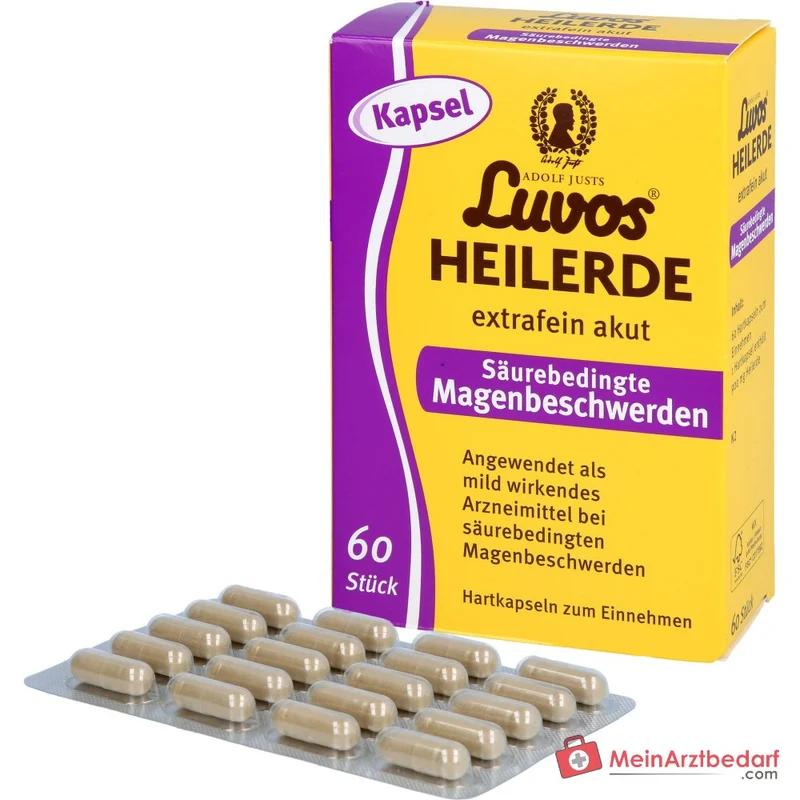 Luvos Heilerde extrafein akut Kapseln, 60 St.