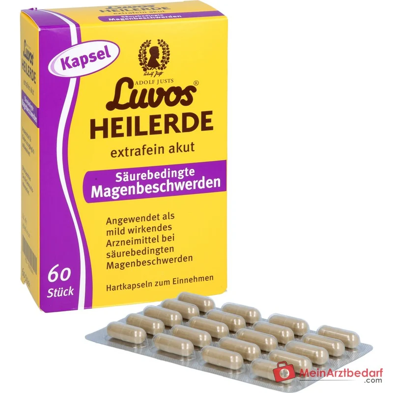 Luvos Heilerde extrafein akut Kapseln, 60 St.