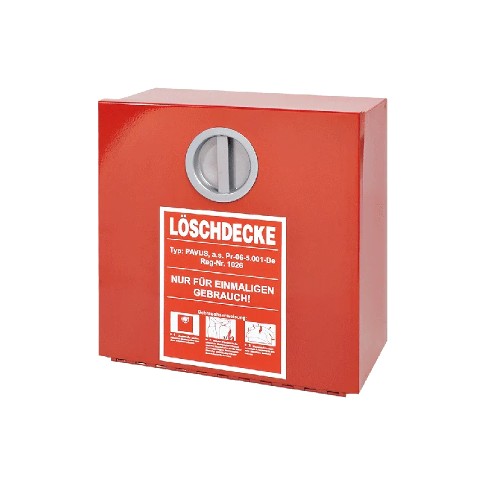 Wandbehälter für Löschdecke EN leer Metall 300x300x125 mm | Packung (1 Stück)