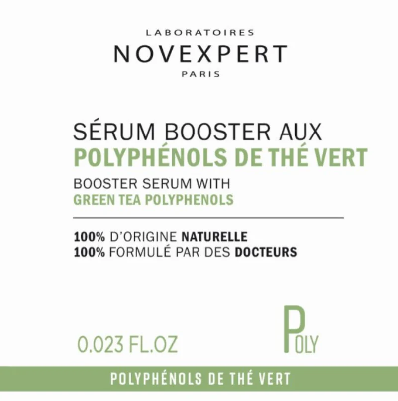 NOVEXPERT Booster Serum mit Polyphenolen aus grünem Tee 0,7ml Sachet