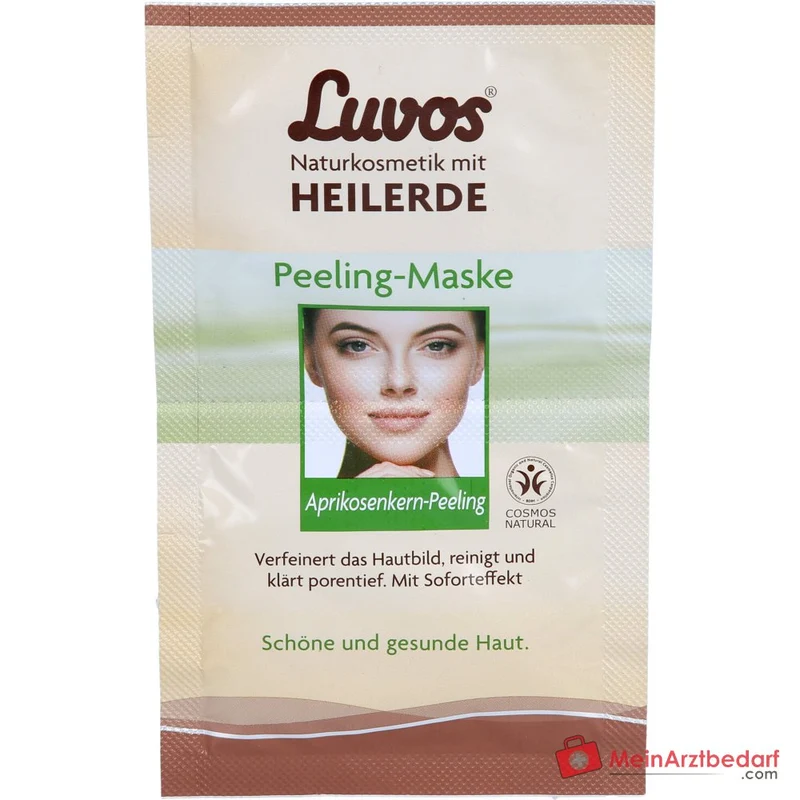 Luvos Heilerde Peeling-Maske Heilerde / Aprikosenkern-Peeling Gesichtsmaske, 2 x 7,5 ml