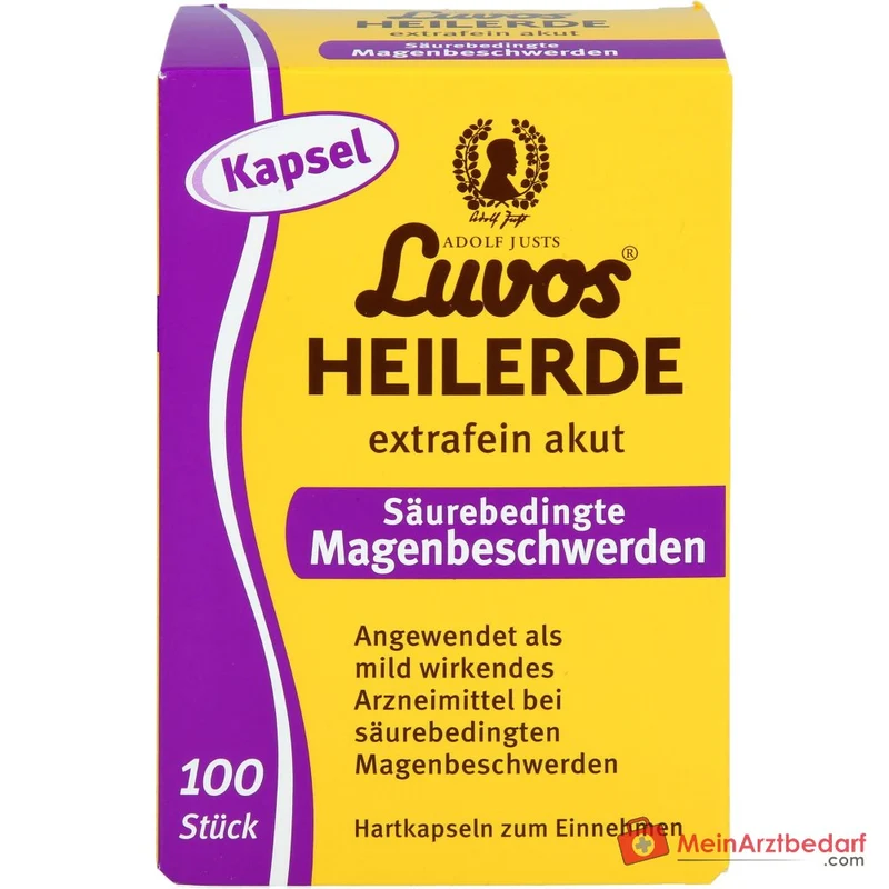 Luvos Heilerde extrafein akut Kapseln, 100 St.