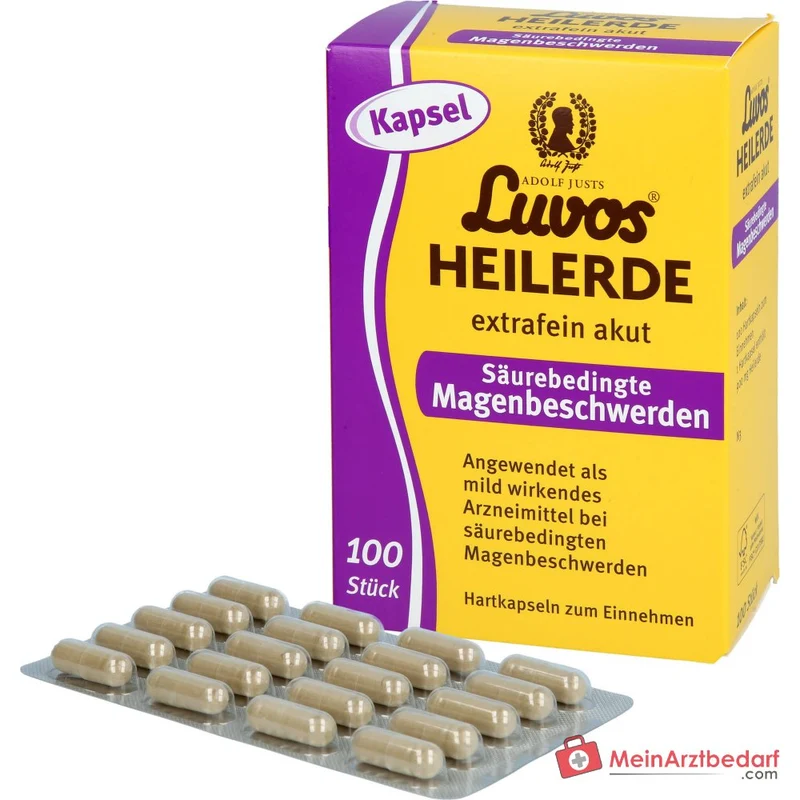 Luvos Heilerde extrafein akut Kapseln, 100 St.