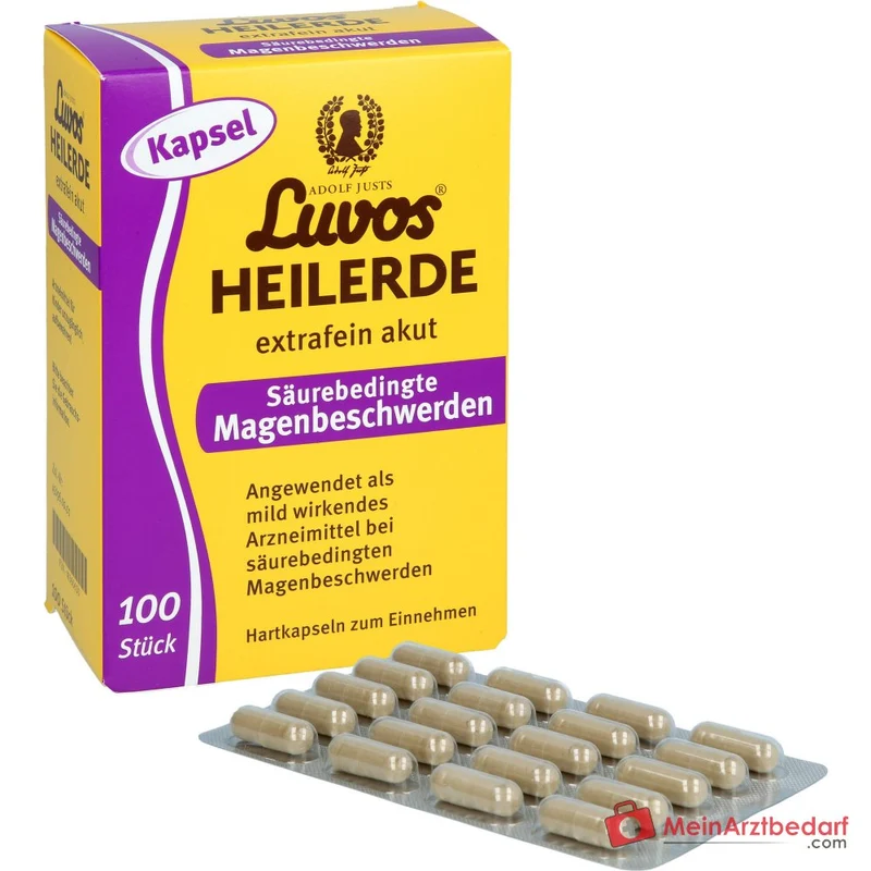 Luvos Heilerde extrafein akut Kapseln, 100 St.