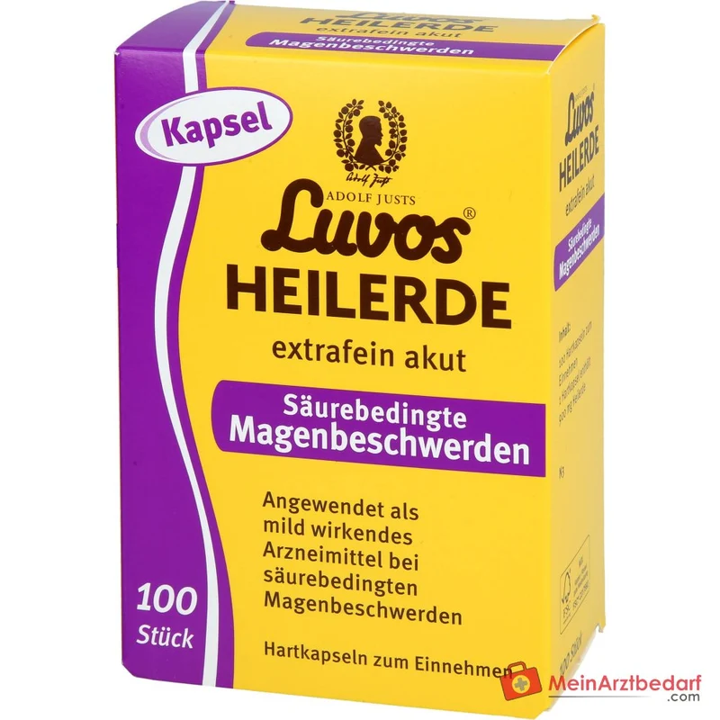 Luvos Heilerde extrafein akut Kapseln, 100 St.