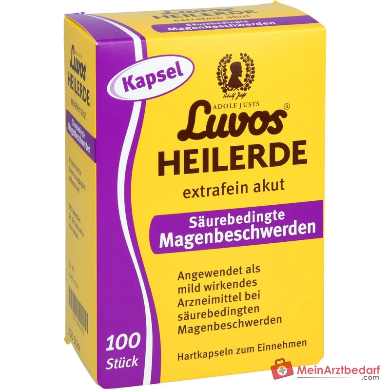 Luvos Heilerde extrafein akut Kapseln, 100 St.