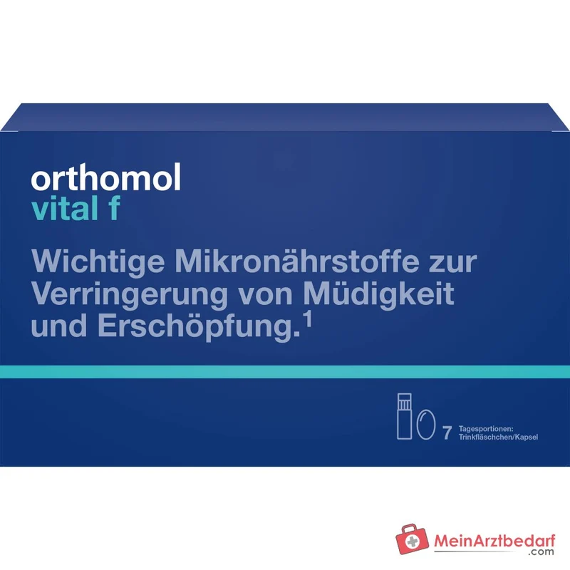 Orthomol Vital f Trinkfläschchen mit Kapseln, 7 St.