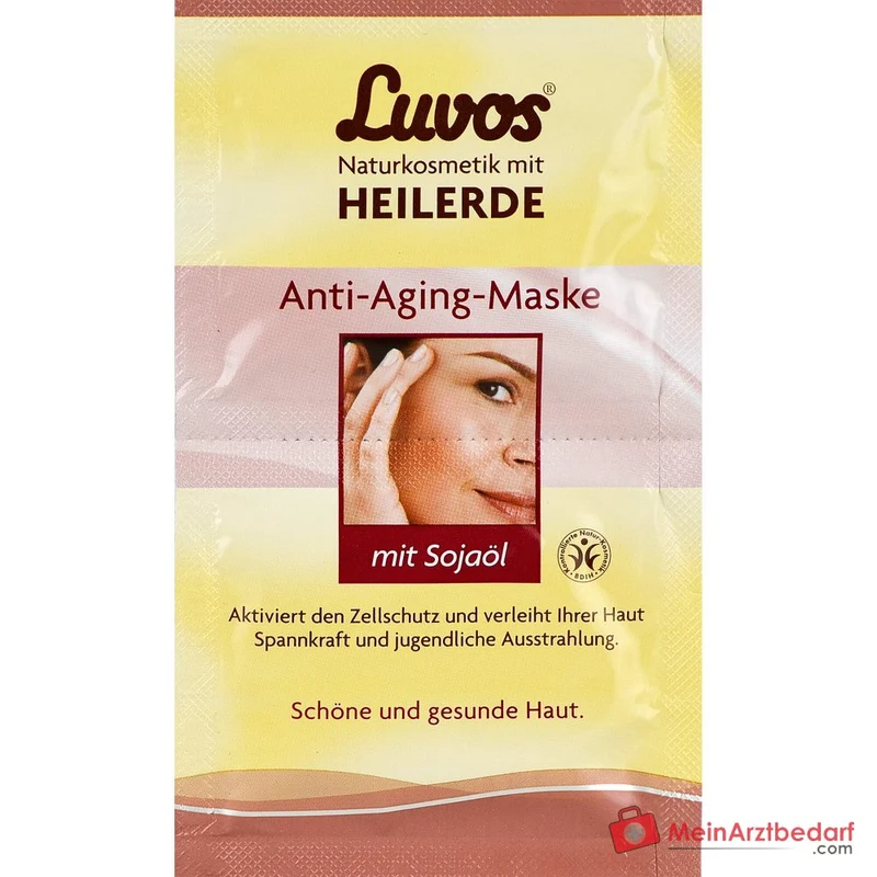 Luvos Anti-Aging-Maske Heilerde / Sojaöl / Kieselalgen Gesichtsmaske, 2x7,5 ml