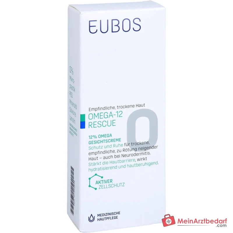 Eubos Omega Gesichtscreme Omega-3 / Omega-6 / Omega-9 Fettsäuren Creme, 50 ml