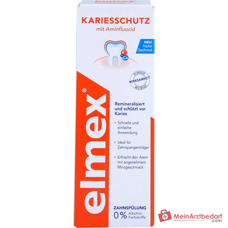 elmex Kariesschutz Aminfluorid Zahnspülung, 400 ml