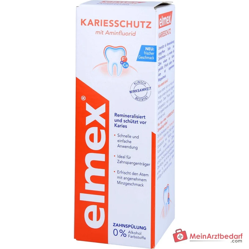 elmex Kariesschutz Aminfluorid Zahnspülung, 400 ml