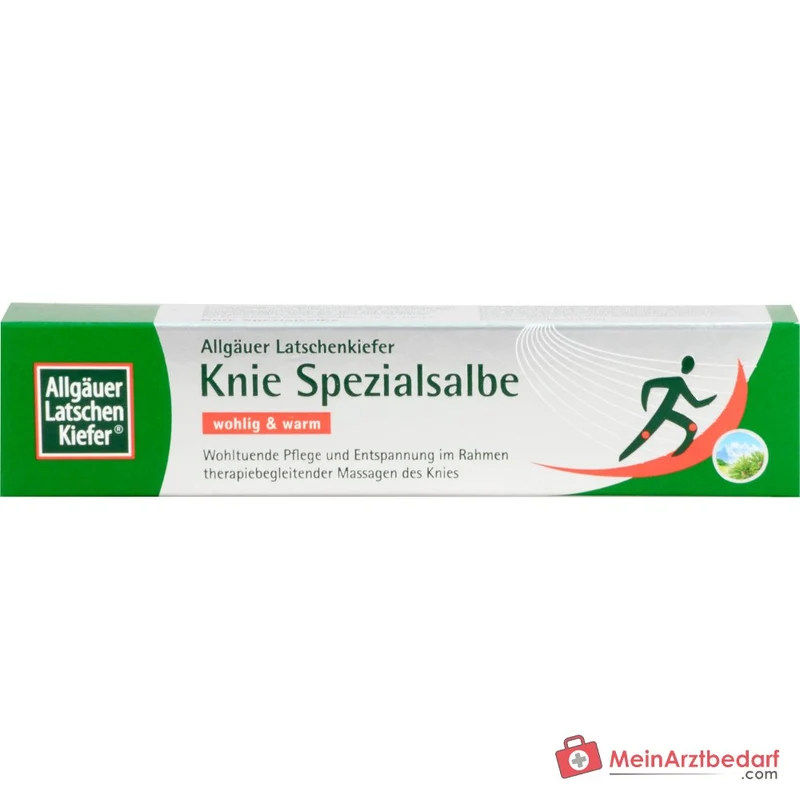 Allgäuer Latschenkiefer Knie Spezialsalbe Latschenkiefernöl / Campher / Panthenol / Allantoin Salbe, 50 ml