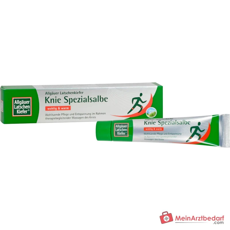 Allgäuer Latschenkiefer Knie Spezialsalbe Latschenkiefernöl / Campher / Panthenol / Allantoin Salbe, 50 ml