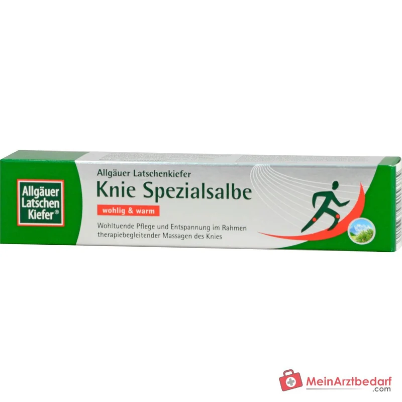 Allgäuer Latschenkiefer Knie Spezialsalbe Latschenkiefernöl / Campher / Panthenol / Allantoin Salbe, 50 ml