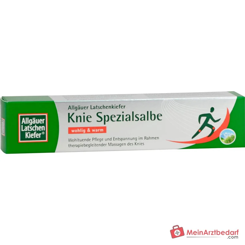 Allgäuer Latschenkiefer Knie Spezialsalbe Latschenkiefernöl / Campher / Panthenol / Allantoin Salbe, 50 ml