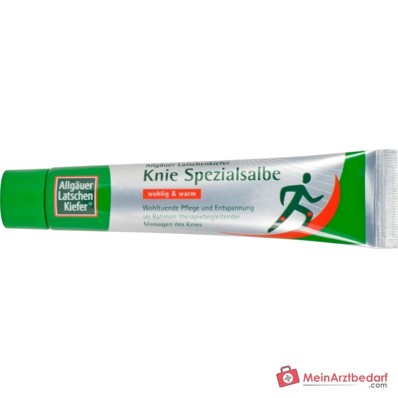 Allgäuer Latschenkiefer Knie Spezialsalbe Latschenkiefernöl / Campher / Panthenol / Allantoin Salbe, 50 ml