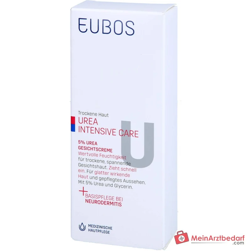 Eubos Trockene Haut Urea 5% Gesichtscreme, 50 ml