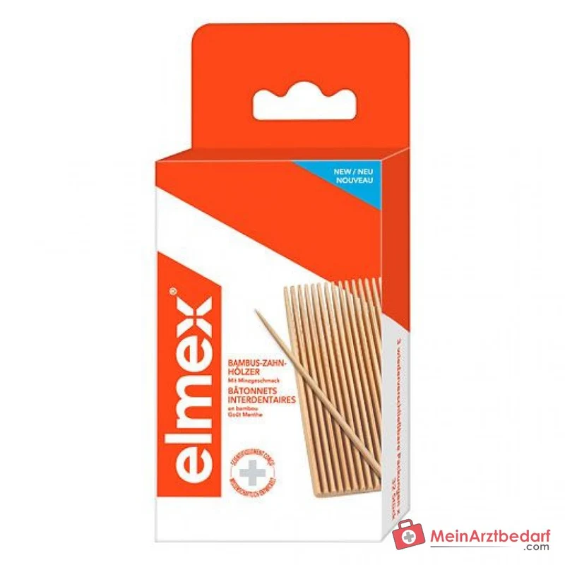 elmex Zahnhölzer Aminfluorid Interdentalpflege, 3x38 St.