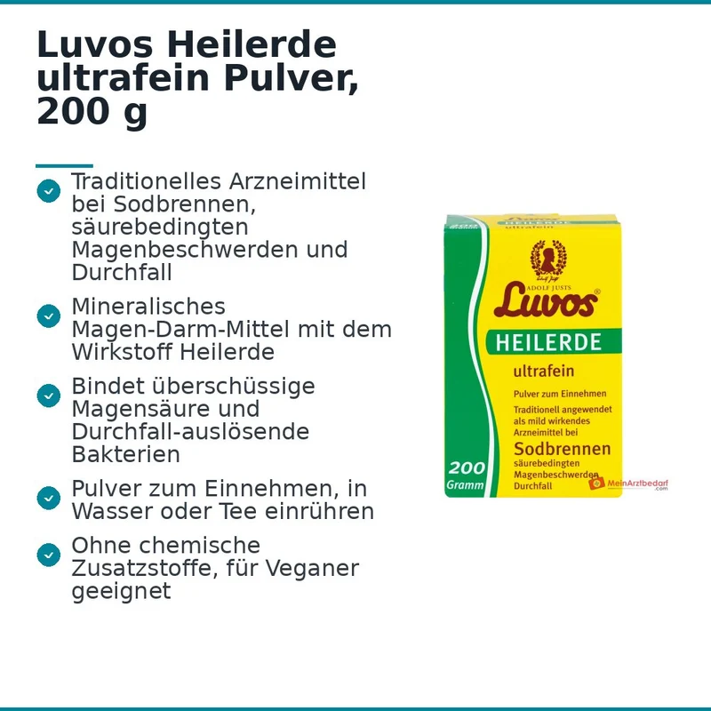 Luvos Heilerde ultrafein Pulver, 200 g