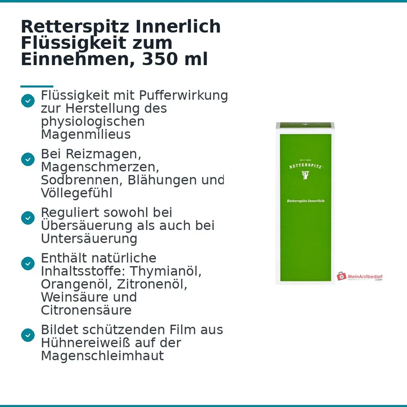 Retterspitz Innerlich Flüssigkeit zum Einnehmen, 350 ml