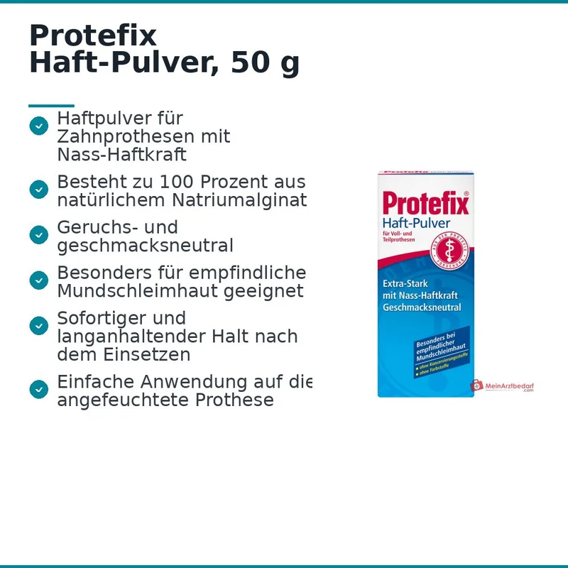Protefix Haft-Pulver, 50 g