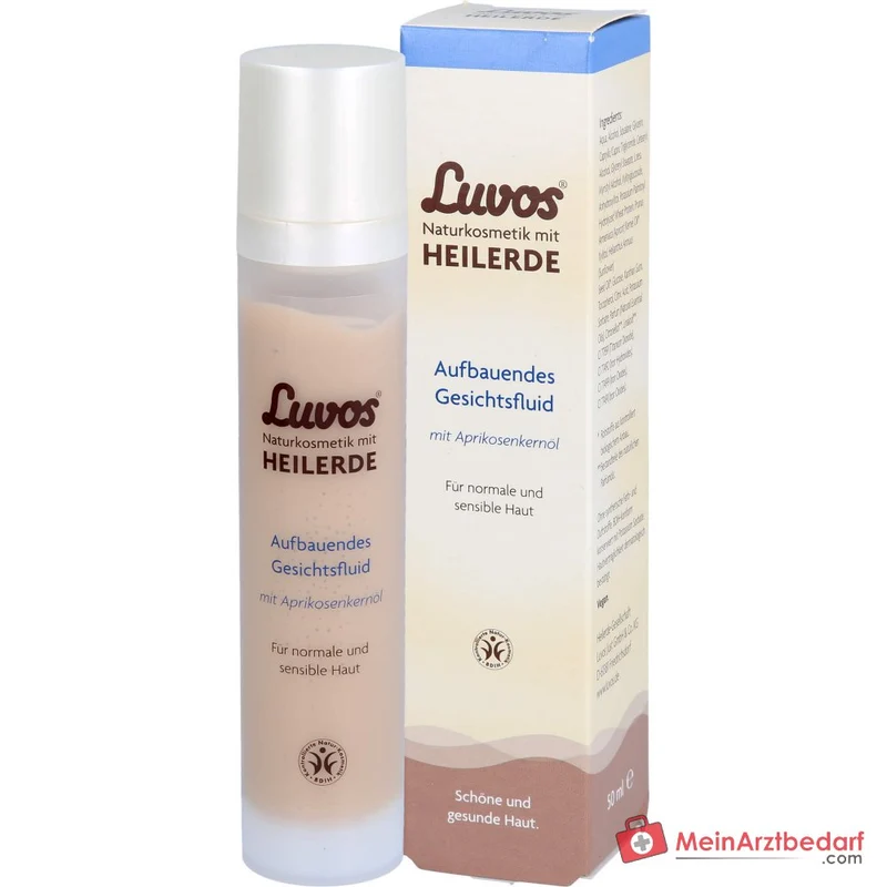 Luvos Heilerde Aufbauendes Gesichtsfluid Aprikosenkernöl Emulsion, 50 ml
