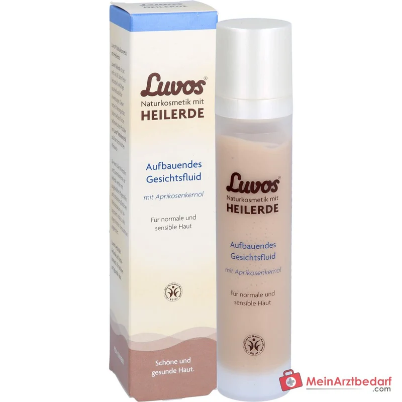 Luvos Heilerde Aufbauendes Gesichtsfluid Aprikosenkernöl Emulsion, 50 ml