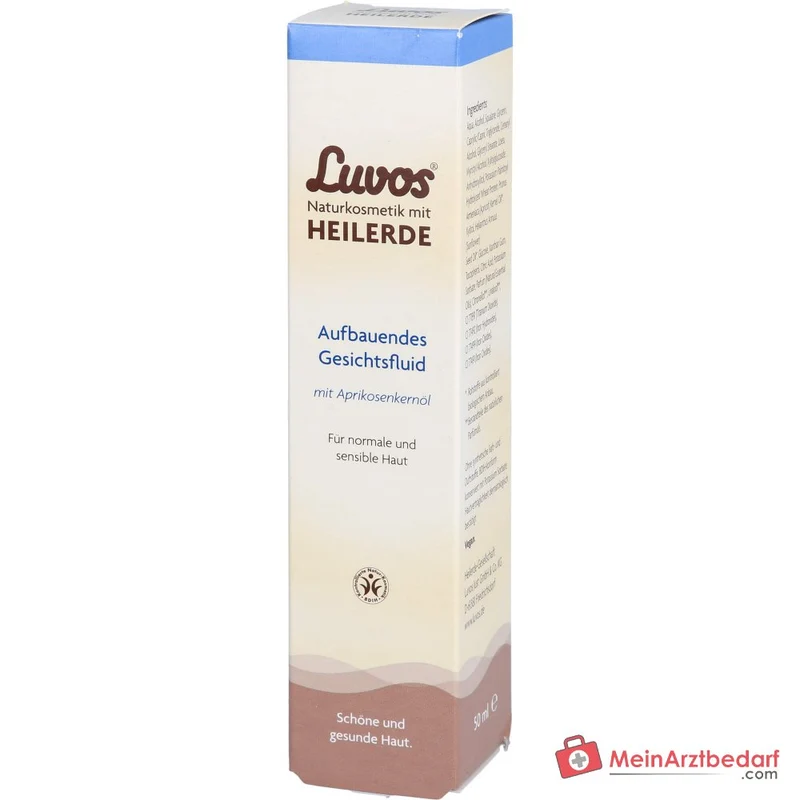 Luvos Heilerde Aufbauendes Gesichtsfluid Aprikosenkernöl Emulsion, 50 ml
