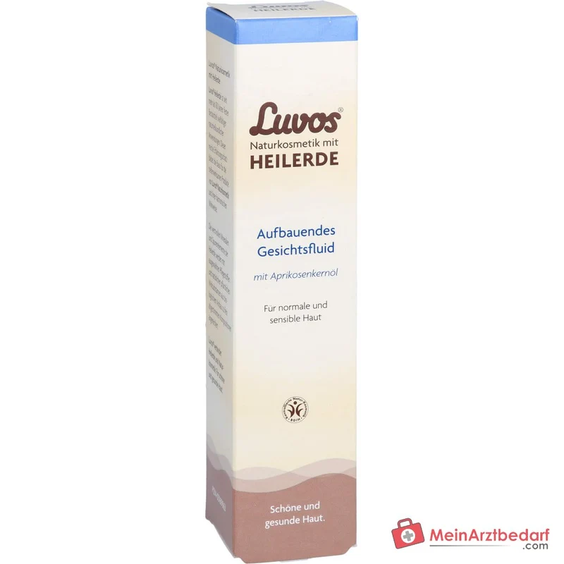 Luvos Heilerde Aufbauendes Gesichtsfluid Aprikosenkernöl Emulsion, 50 ml
