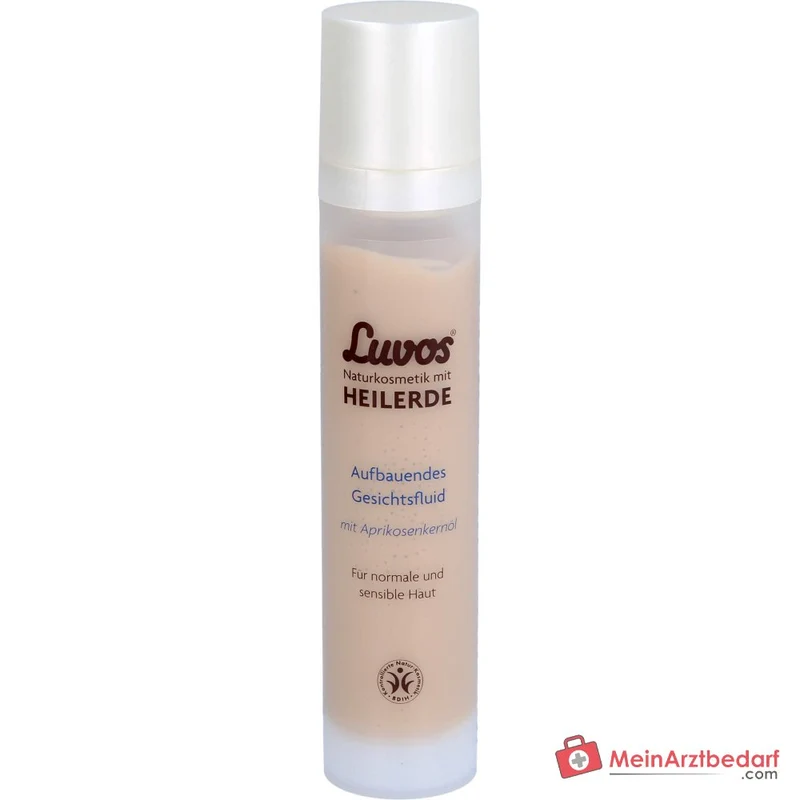 Luvos Heilerde Aufbauendes Gesichtsfluid Aprikosenkernöl Emulsion, 50 ml