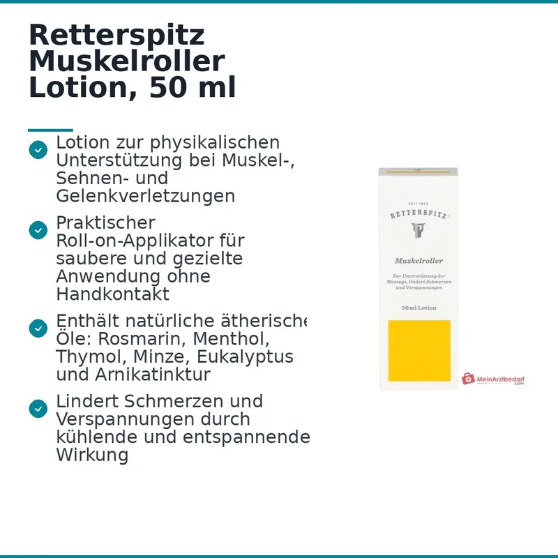 Retterspitz Muskelroller Lotion, 50 ml