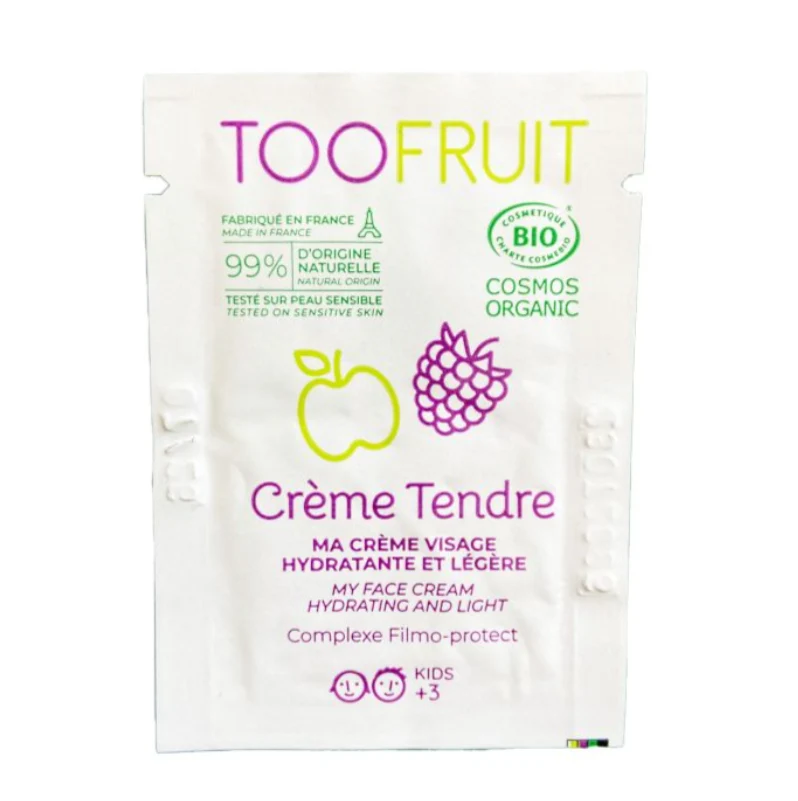 TOOFRUIT Leichte Gesichtscreme Apfel - Brombeere 1ml Sachet