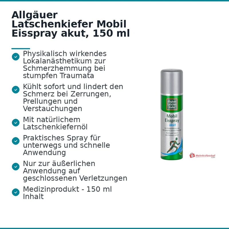 Allgäuer Latschenkiefer Mobil Eisspray akut, 150 ml