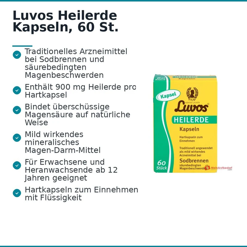 Luvos Heilerde Kapseln Hartkapseln, 60 St.